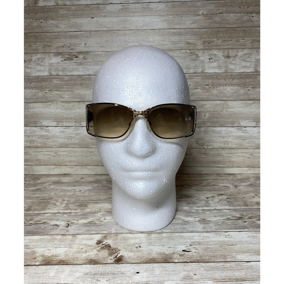 Cazal Sunglasses Womens Brown Animal Print Frame Brown Tinted Lens VTG 954 529